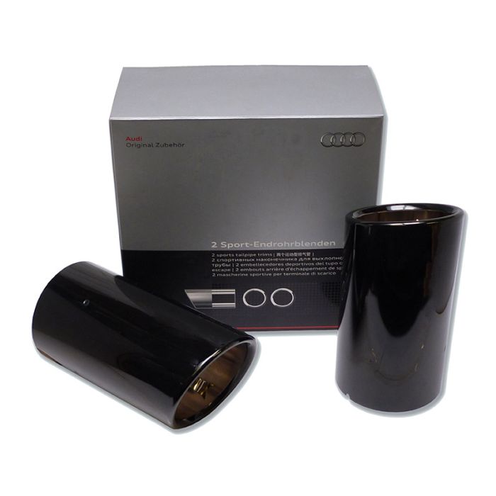 Audi A4 Sport Endrohrblenden Schwarz