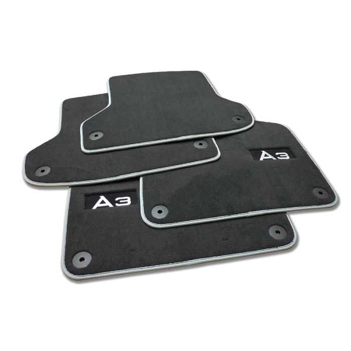 Audi Original Premium Textilfussmatten Velours Stoff Fussmatten Satz A3 8P 8P1061270P MNO
