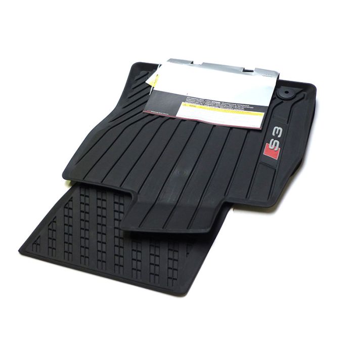 Audi Original A3 S3 Allwetterfußmatten vorn 8V1061221A 041 Gummimatten Gummi Fußmatten Matten Fussmatten