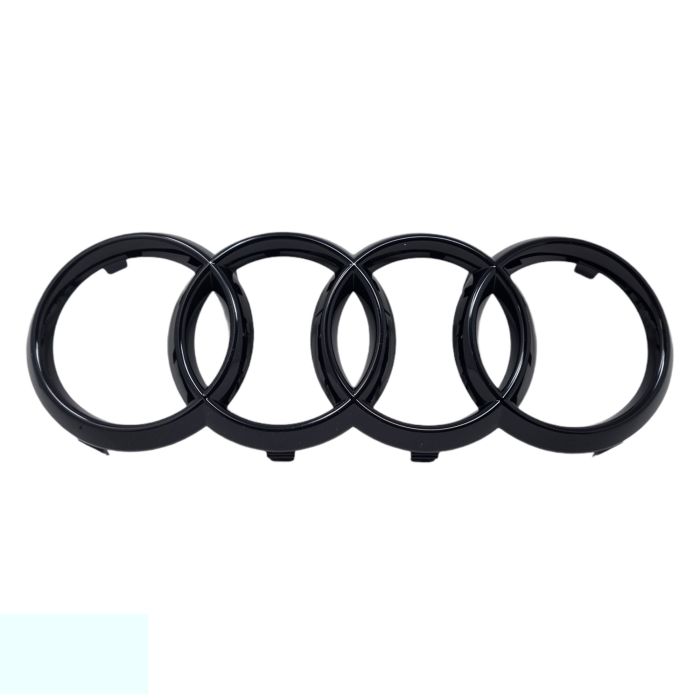 Audi Zeichen vorn Schwarz Hochglanz 8W0071801 Audi Ringe