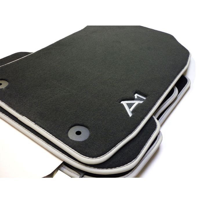 Audi Original A1 8X Textilfußmatten Premium 8X1061270L MNO Stoffmatten Velours