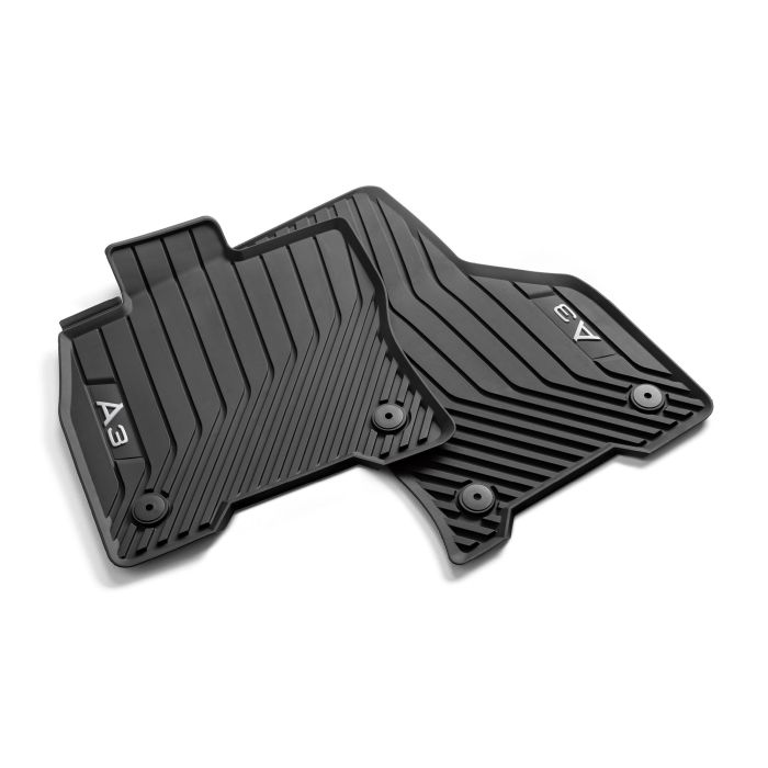 Audi Gummifussmatten A3 8Y vorn Gummimatten Gummi Fußmatten Limousine Sportback 8Y1061501 Allwettermatten