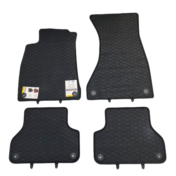 Audi A4 Gummifußmatten Allwettermatten Fußmatten Schwarz 4 tlg. Matten 903/4C
