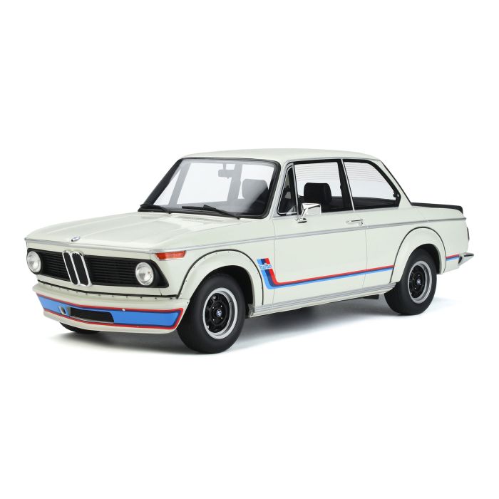 BMW 2002 Turbo E20 1:12 Modellauto Miniatur 1/12 Chamonix Weiß White 1974 G077