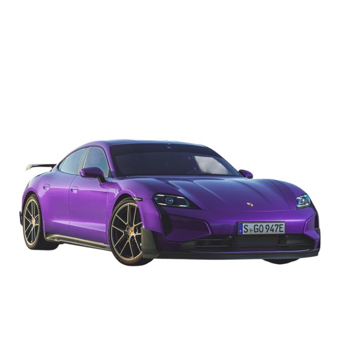 Porsche Taycan Turbo GT Purple Sky Metallic 2023 1:18 Modelauto GT Spirit GT520