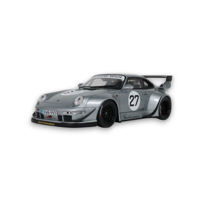 Porsche 911 RWB Yuiitsumuni Silver 2024 1:18 Modellauto GT Spirit GT522