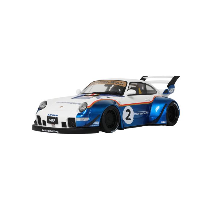 RWB X Liberty Walk Blue 2023 1:18 Modellauto GT Spirit GT530