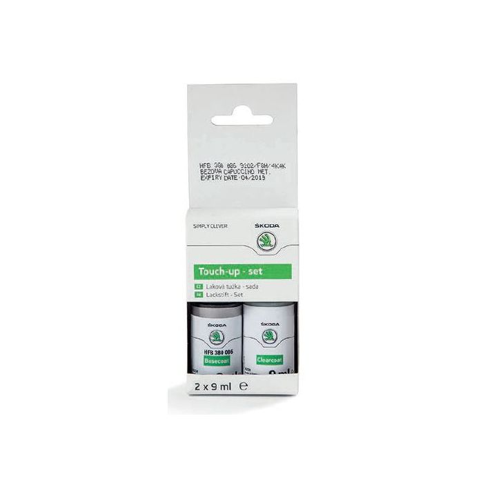 Skoda Lackstiftset Capuccino Beige Metallic F8H Lackstift HFB380086