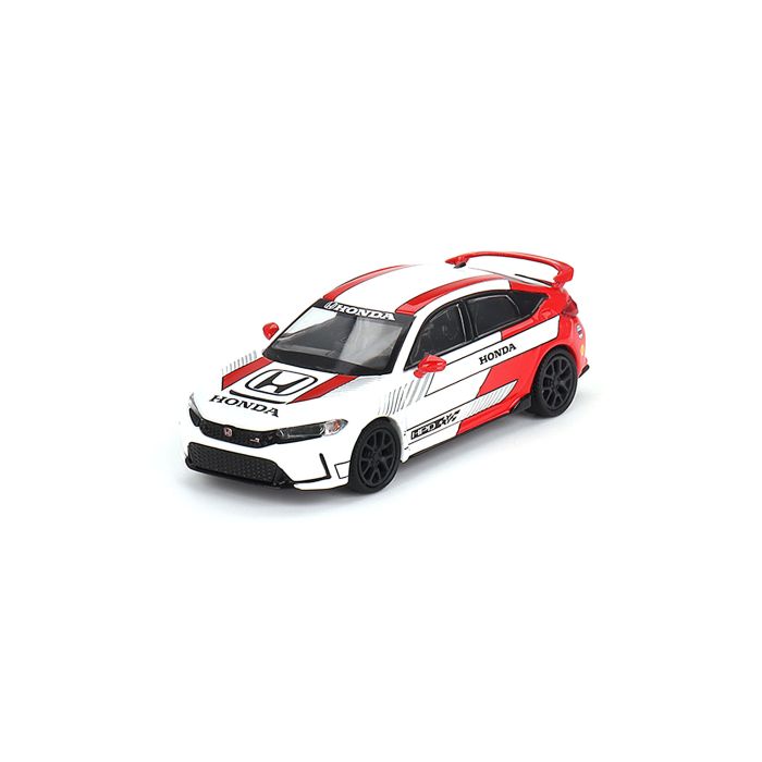Honda Civic Type R 1:64 Modellauto Miniatur 1/64 Pace Car #2 White Weiß MGT00721 Pacecar