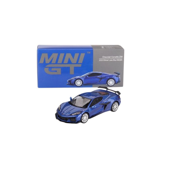 Chevrolet Corvette C8 Z06 Elkhart Lake Blue Metallic 2023 1:64 MGT00892-L