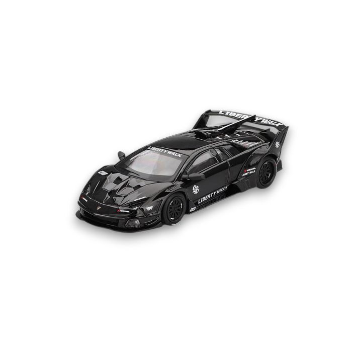 Lamborghini LB-Silhouette WORKS MURCIELAGO GT Evo Black 2024 Mini GT MGT01053-L Modellauto MGT01053