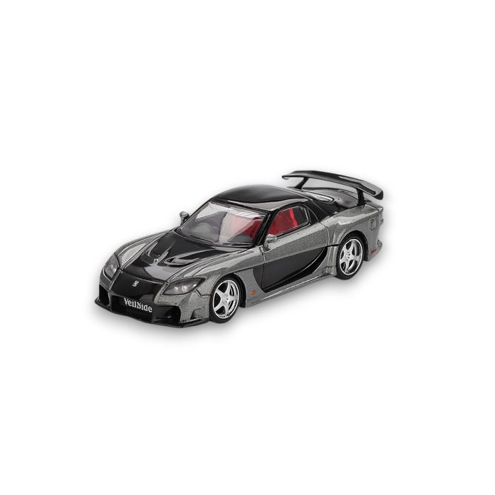 Mazda RX-7 VeilSide Fortune Grey 2011 1:64 Modellauto Mini GT MGT01057-L MGT01057