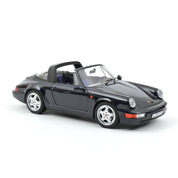 Porsche 911 Carrera 4 Targa 1:18 Modellauto Miniatur 1/18 1991 Blue Blau 187340