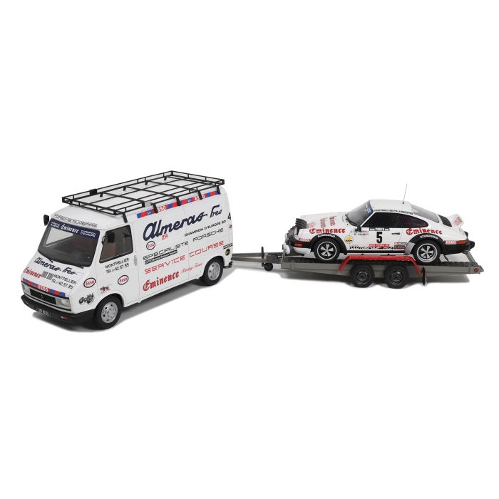 Porsche 911 SC Gr. 4 Citroen C35 1:18 Modellauto Miniatur Rallye Portugal 1981 1/18 OT374