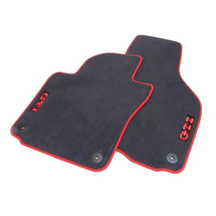 Original Golf 5 6 Jetta Premium Textilfußmatten vorn GTI Logo Fussmatten Stoff