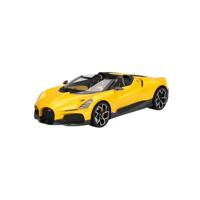 BUGATTI W16 Mistral Yellow 2024 1:18 Modellauto Top Speed TS0598