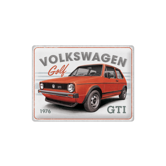 VW GTI 1976 Nostalgic-Art Retro Blechschild 30 x 40 cm Schild Z 093138