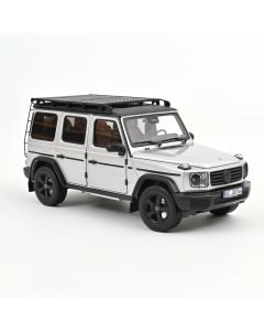 Mercedes Benz G Klasse 2024 Iridiumsilber 1:18 Modellauto Norev 183030
