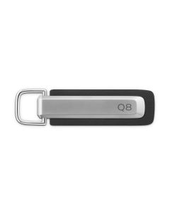 Audi Schl&uuml;sselanh&auml;nger Q8 schwarz / silber 3182501600
