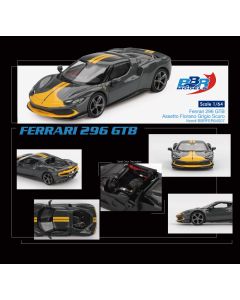 Ferrari 296 GTB Assetto Fiorano Grigio Scuro 2024 1:64 