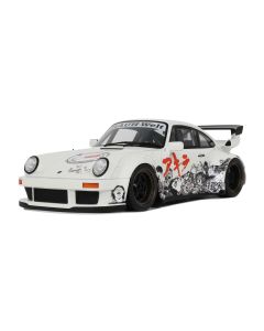 Porsche 911 RWM Akira 1:18 Modellauto Miniatur 1/18 Glacier White Wei&szlig; GT508 Gletscherwei&szlig;