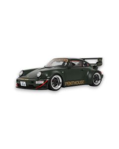 Porsche 911 RWB Penthouse Kaki Green 2025 1:18 Modellauto GT Spirit GT559