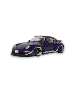 Porsche 911 RWB Army Girl Purple 2015 1:18 