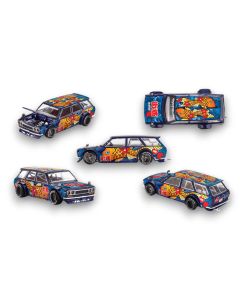 Datsun 510 Wagon KOI V1 1969 1:64 Modell Kaido House KHMG248