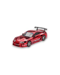 Toyota Supra (A80) Top Secret GT-300 Top Secret Red Chrome 2014 1:64 Modell Mini GT MGT01132-L