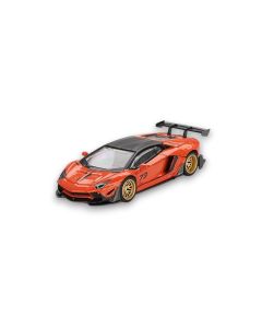 LB★WORKS Lamborghini Aventador Limited Edition Orange MDX 2025 1:64 Modell Mini GT MGT01133-R
