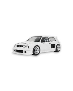 Volkswagen Golf III Khyzyl Saleem White 2024 1:18 
