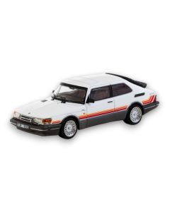 Saab 900 Turbo White 1:64 