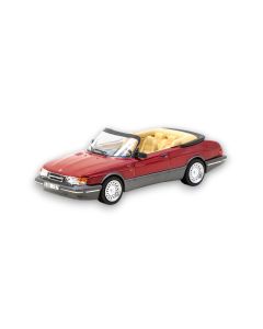 Saab 900 Turbo Convertible Red 1:64 