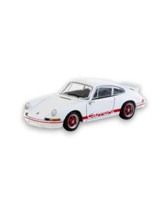 Porsche 911 Carrera RS 2.7 Lightweight White / Red 1:64 Modell Tarmac T64S-023-WR