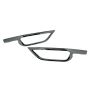 Original VW T-Roc Blenden hinten Stoßstange Chromglanz Chrom Zierblenden Abdeckungen Spoiler 2GA807833A 2ZZ 2GA807834A 2ZZ