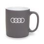 Audi Tasse grau Cup Mug 350ml Ringe Kaffebecher Kaffeetasse 3292500500