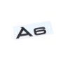 Audi A6 Schriftzug Schwarz Emblem Logo Hinten Heckklappe 4K0071803 Heck Original