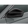 Skoda Karoq Kodiaq Spiegelkappen Satz Schwarz Kappen 57A072530