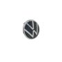 VW Emblem Kühlergrill vorn Logo Zeichen Chrom Schwarz 5H0853601D DPJ