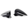 Seat Leon 5F Ibiza Arona Spiegelkappen Set Schwarz Hochglanz Außenspiegelkappen