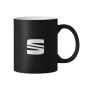 Seat Tasse Schwarz Coffee Mug Kaffeetasse Kaffeebecher Becher 6H1069601 KAA