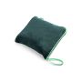 Skoda Decke 2in1 Kissen Reisedecke Micro Fleece Grün 6U0084509