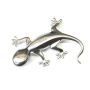 Audi Designgecko 80A087000 Aluminiumoptik Gecko Aluminium Skulptur Magnet Clip