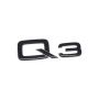 Audi Q3 Schriftzug Schwarz Emblem Logo Hinten Heckklappe 83A071803Schwarz Original Modellbezeichnung