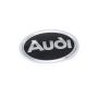 Original Audi Zeichen Schwarz Chrom Kotflügel 895853621A 01C Plakette Emblem Logo