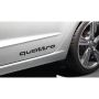 Audi Original Dekorfolie quattro Schriftzug Brillantschwarz Aufkleber 4G0064317 Y9B