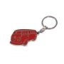 VW T1 BUS SCHLÜSSELANHÄNGER IN SICHTVERPACKUNG - SILHOUETTE/ROT Anhänger Key Ring BUKH11