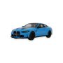 BMW M4 CS River Blue 2024 1:18 Modellauto GT Spirit GT511