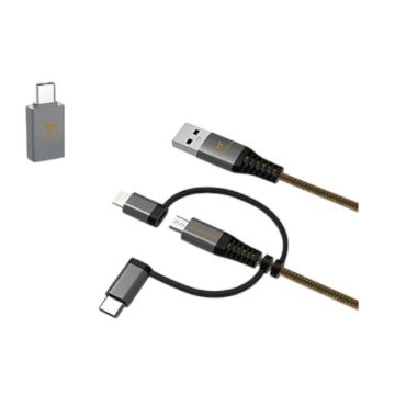 Cupra 3 in 1 Ladekabel Type C Datenkabel Adapter Kabel 000051444AR