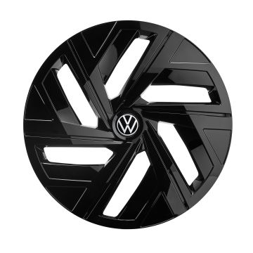 VW ID.4 Radkappensatz Radzierblenden Schwarz Hochglanz Radkappen 11A071459 ZKC